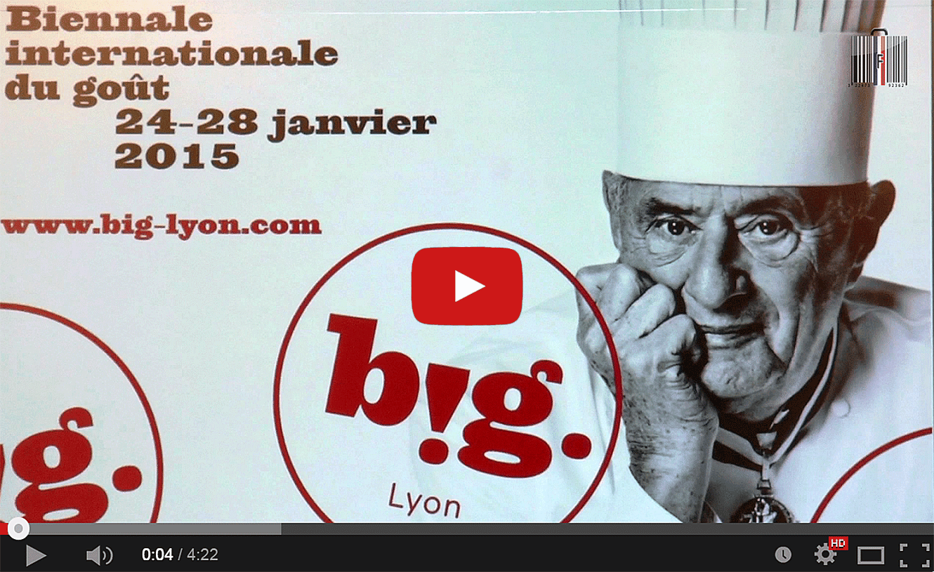 Big ! 2015, 1ère Biennale Internationale du Goût de Lyon (69).