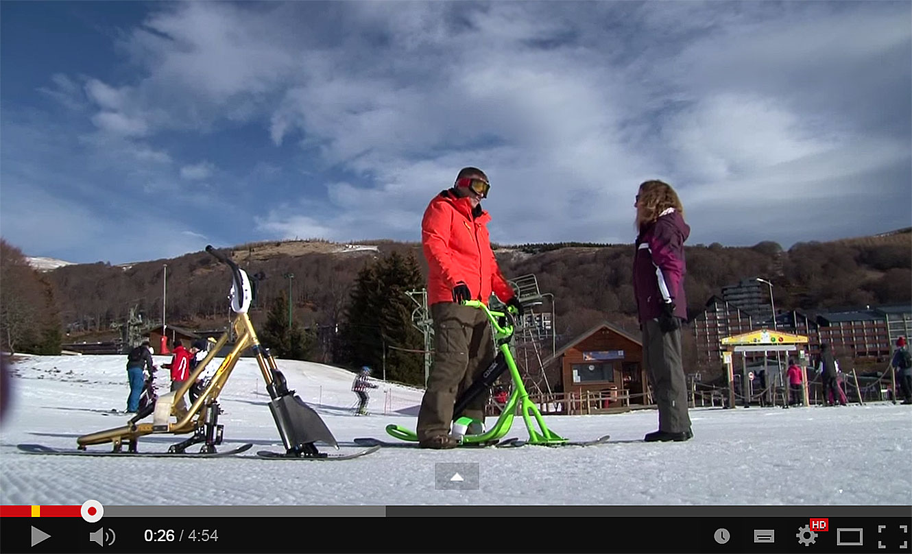 J'ai testé : le snowscoot.