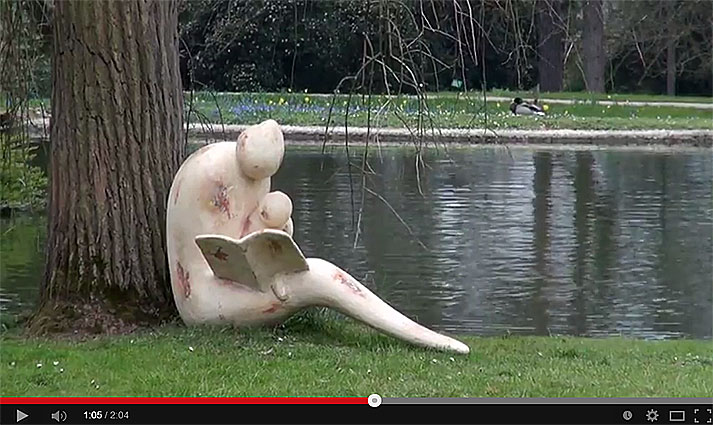 Les Sculptures de Robert Arnoux dans les jardins de Bagatelle.