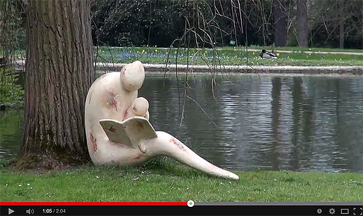 Les Sculptures de Robert Arnoux dans les jardins de Bagatelle.