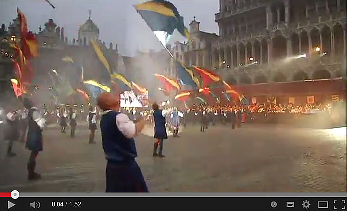 La Grand-Place et sa fête de l'Ommegang.