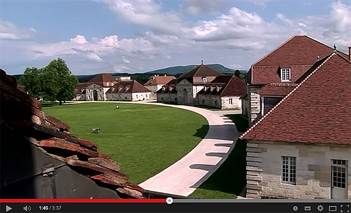 La saline royale d'Arc-et-Senans - théâtre de l'utopie (Besançon, Doubs, Franche-Comté).