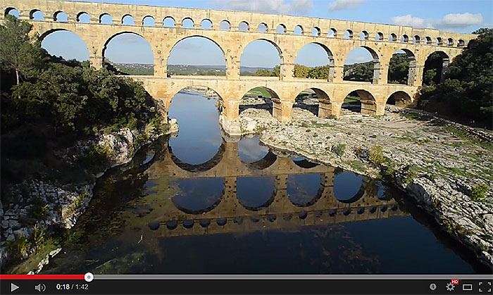 Teaser du film - Site du Pont du Gard