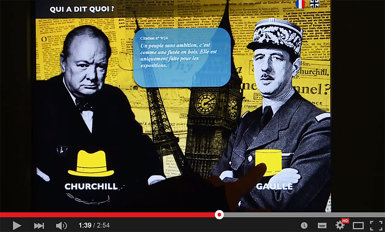 Visite guidée : exposition«Churchill - de Gaulle».
