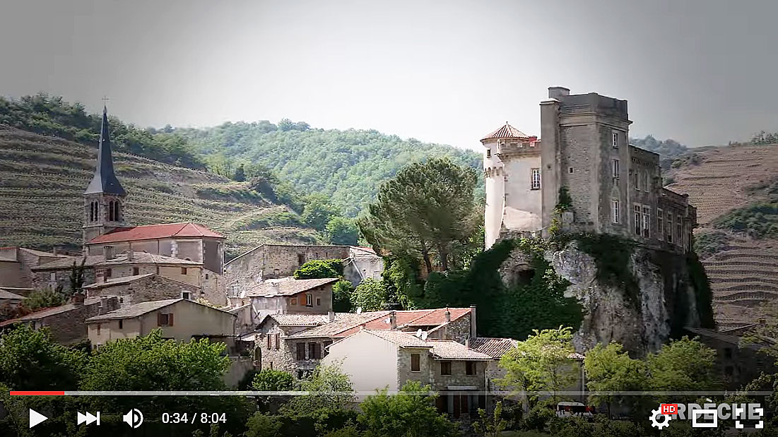 Paysages et Vignobles de Rhône Alpes.