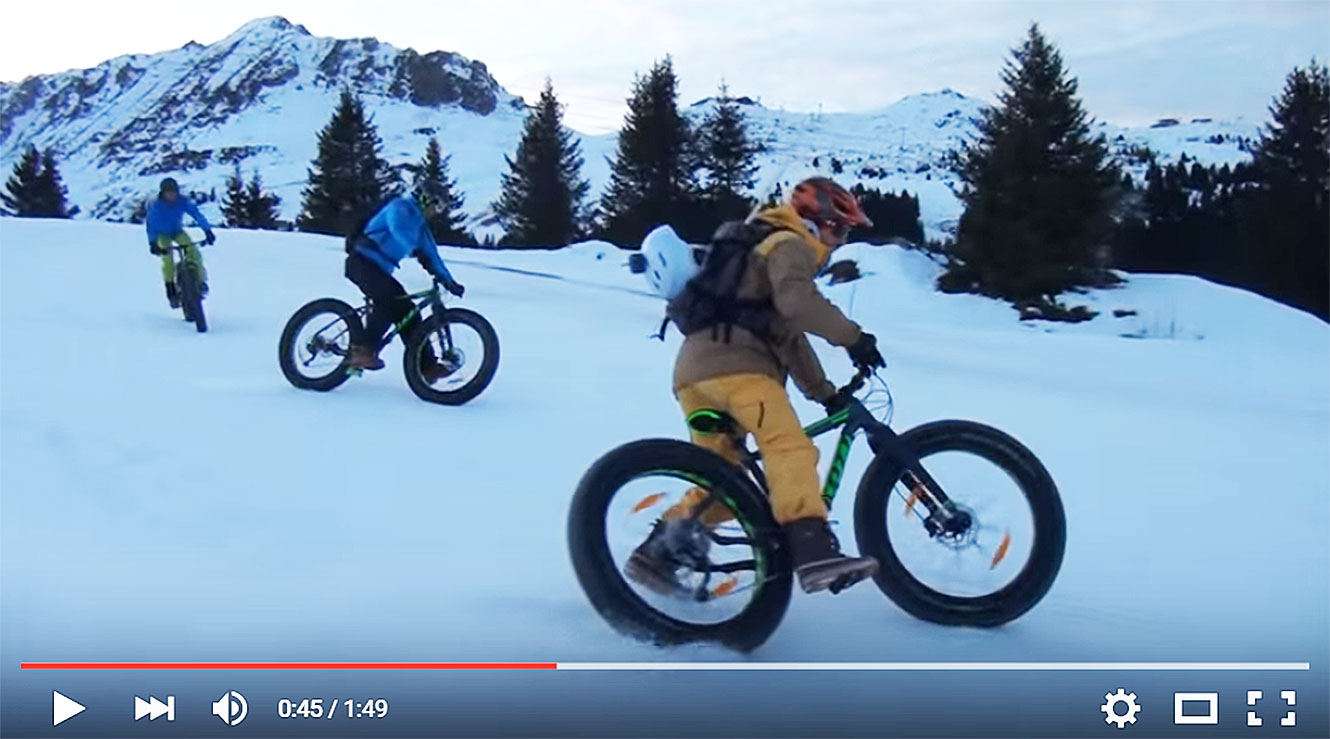 Courchevel - Fatbike.