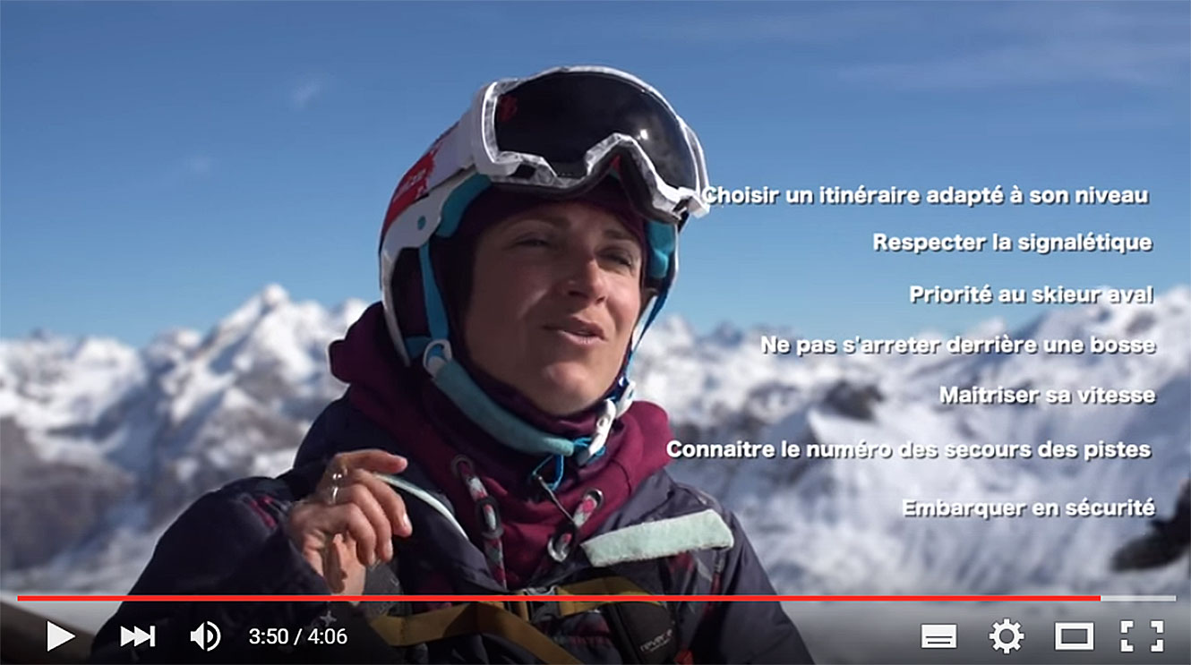 Les bons réflexes sur les pistes avec Marie Martinod.