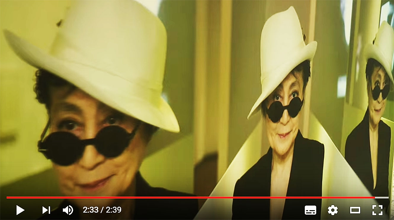 Yoko Ono.