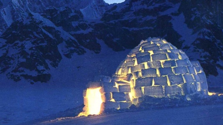 Construire puis dormir dans son propre igloo.