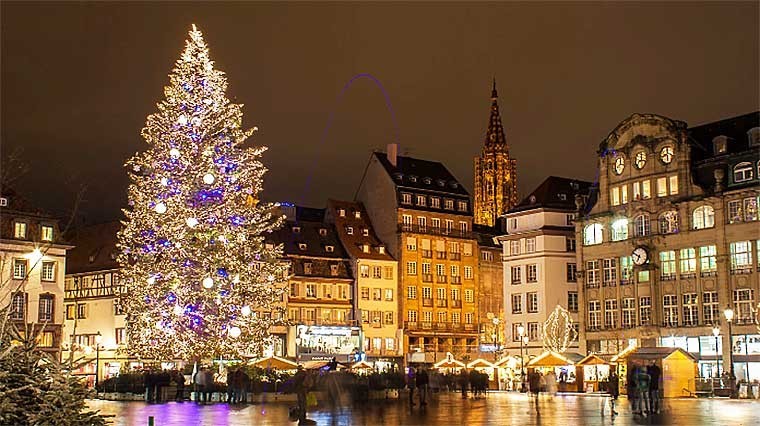 Sapin de Noël Place Kleber