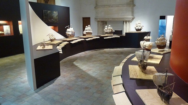 Salles des maquettes de bateaux.