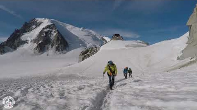 Embarquement immédiat en haute montagne, au programme : crampons, piolets, nuit en refuge et lever de soleil.