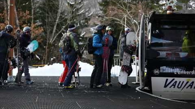 16 mars 2018 : Vaujany a officiellement inauguré la nouvelle télécabine de l’Enversin.